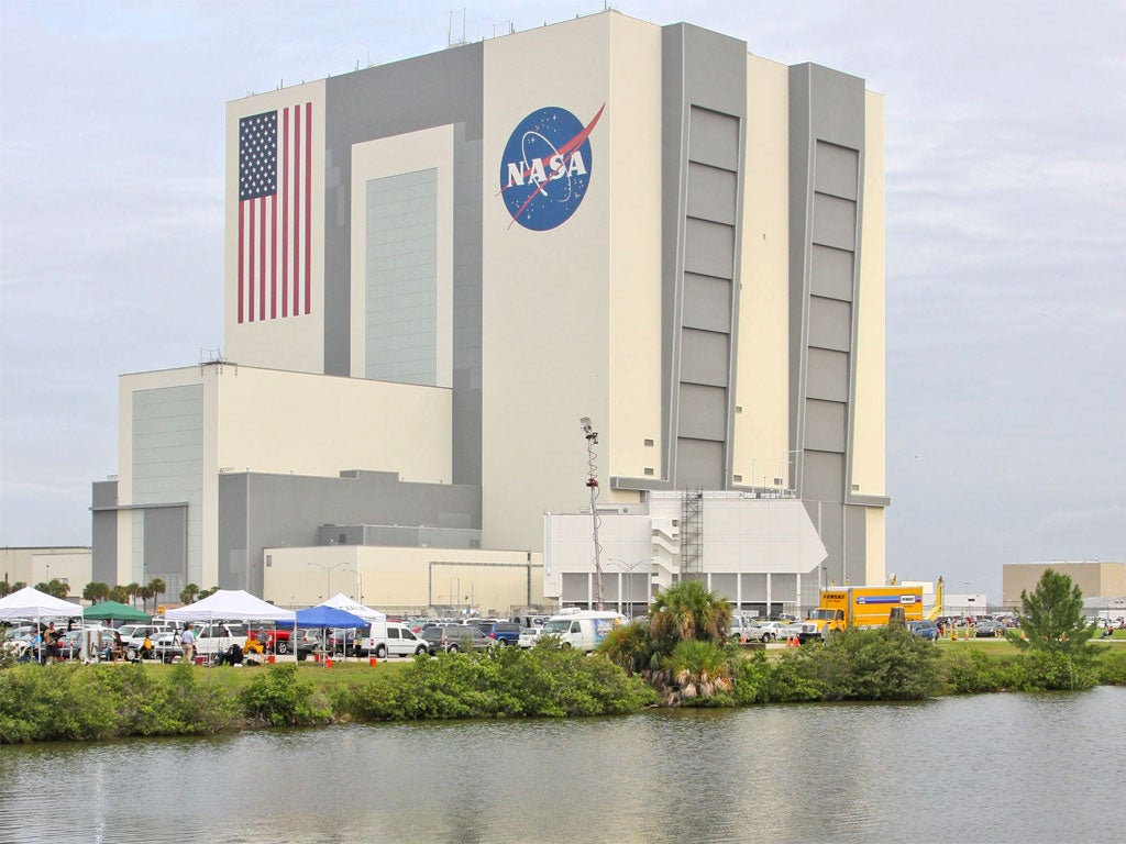 The Vehicle Assembly Building at the Kennedy Space Centre