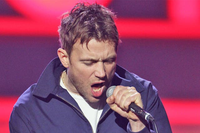 Damon Albarn, confirming that Blur will perform at Olympics closing ceremony, said, 'We're rowing in, going for gold, grabbing the baton, for the high jump'