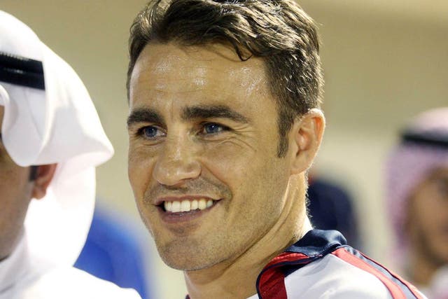 Fabio Cannavaro is one of the 'icons' taking part
