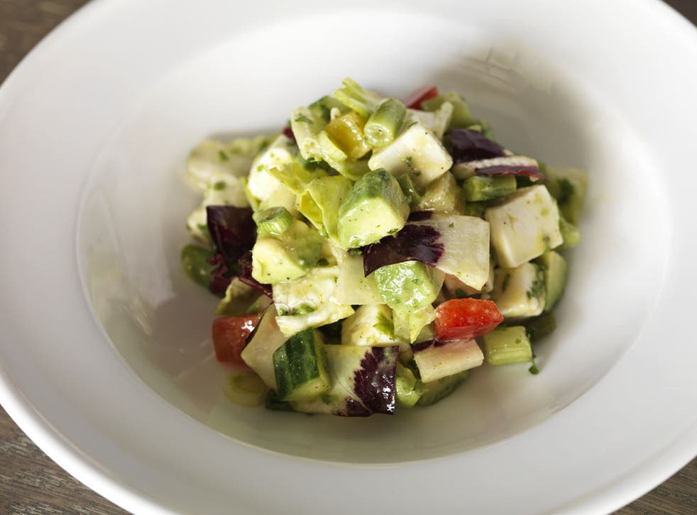 American-style chopped salad