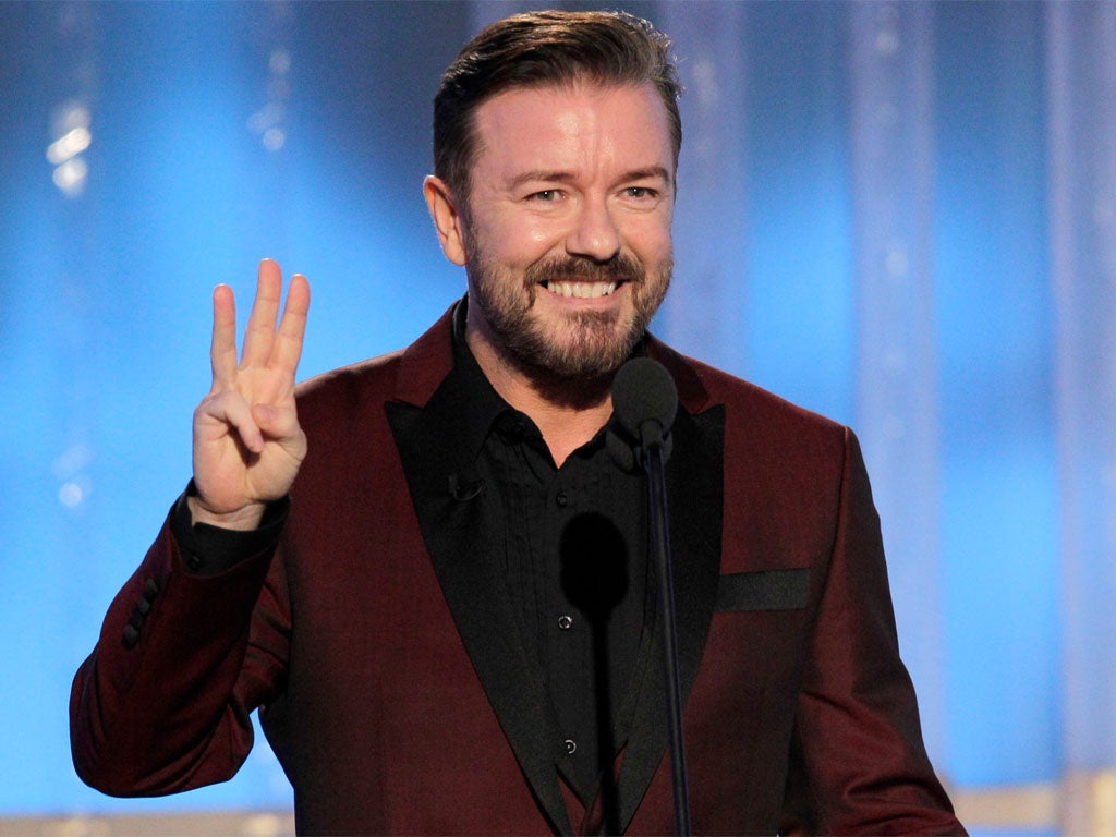 Danger man: At least Ricky Gervais is witty