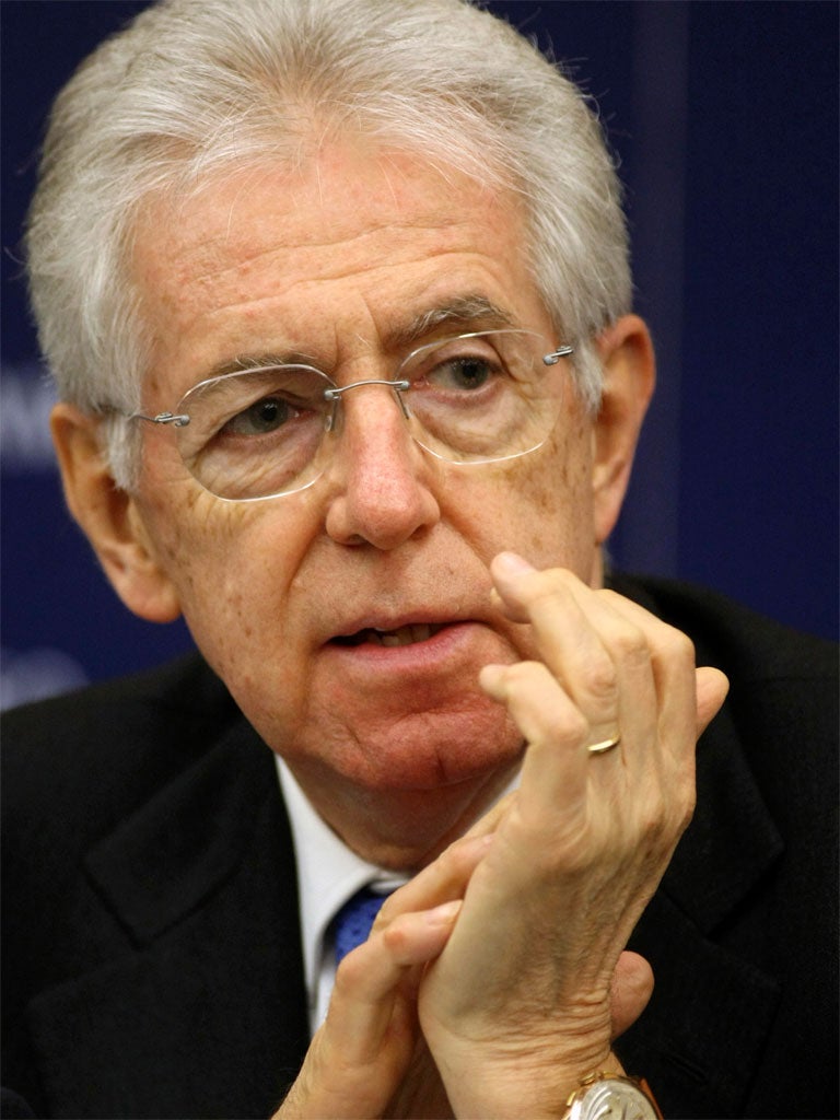 New figures show Italy's PM, Mario Monti, earned more than €1.5m in 2010 and is worth more than €11