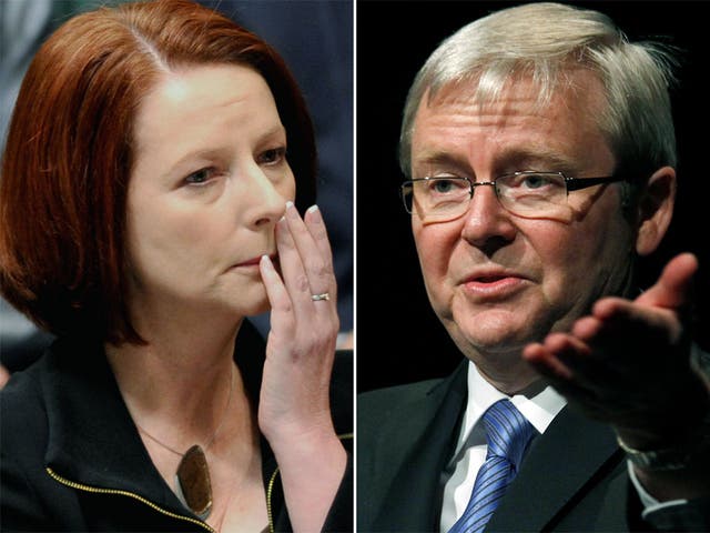 Prime Minister Julia Gillard and her foreign minister, Kevin Rudd, were once a 'dream team'