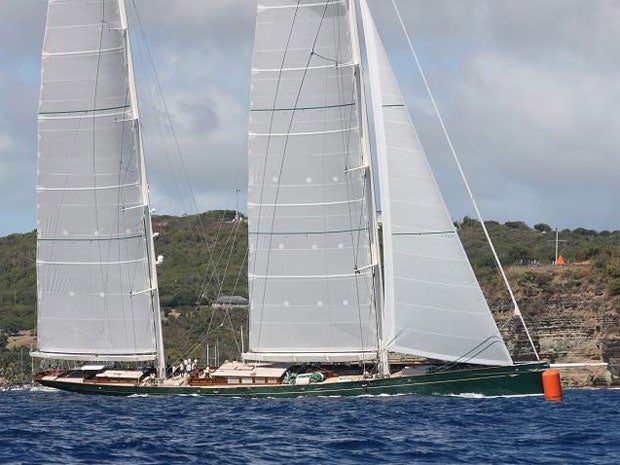 Hetairos was first home in the Caribbean 600 race in Antigua