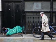Lives at risk among rough sleepers this winter, doctors warn