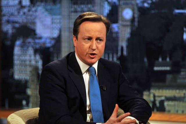 David Cameron made clear today that military action against Iran remained an option