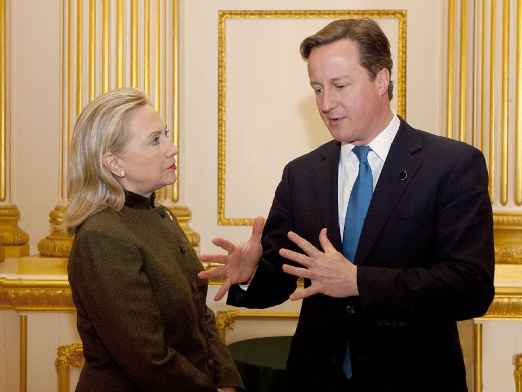 David Cameron and Hillary Clinton