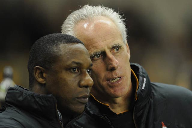 Terry Connor pictured with Mick McCarthy