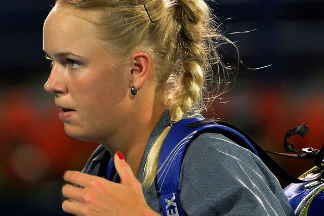 Caroline Wozniacki who has been beaten by German Julia Gorges in each of their last three matches