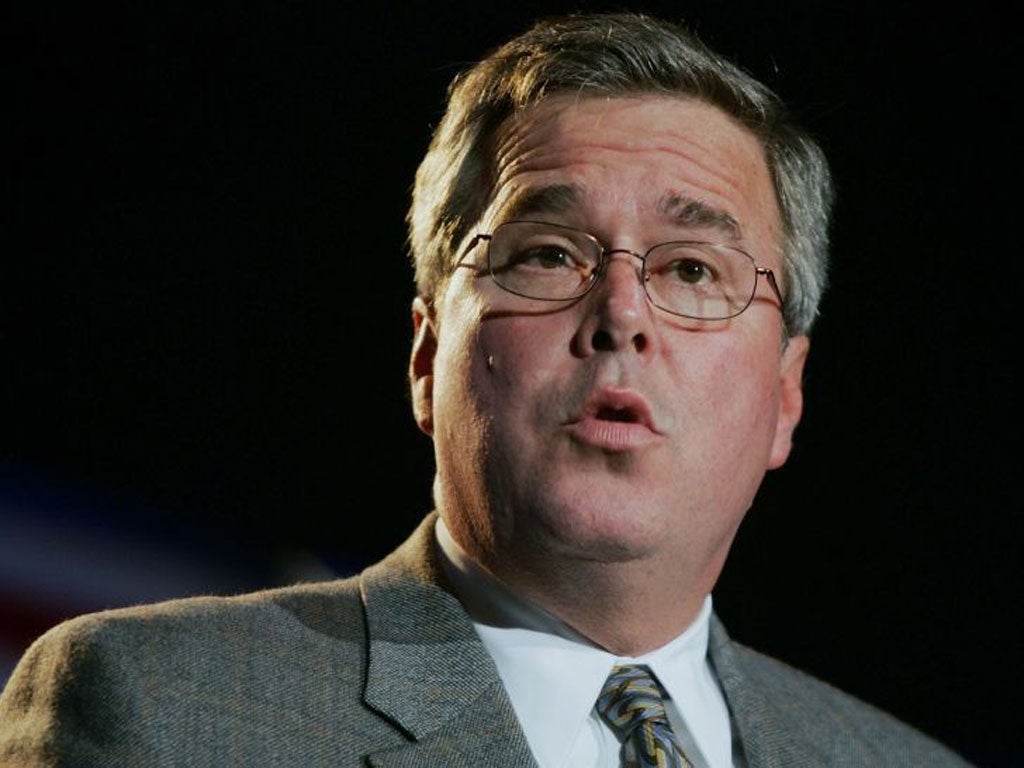 Jeb Bush: The ex-Florida governor said the candidates were appealing to voters’ ‘fears and emotion’