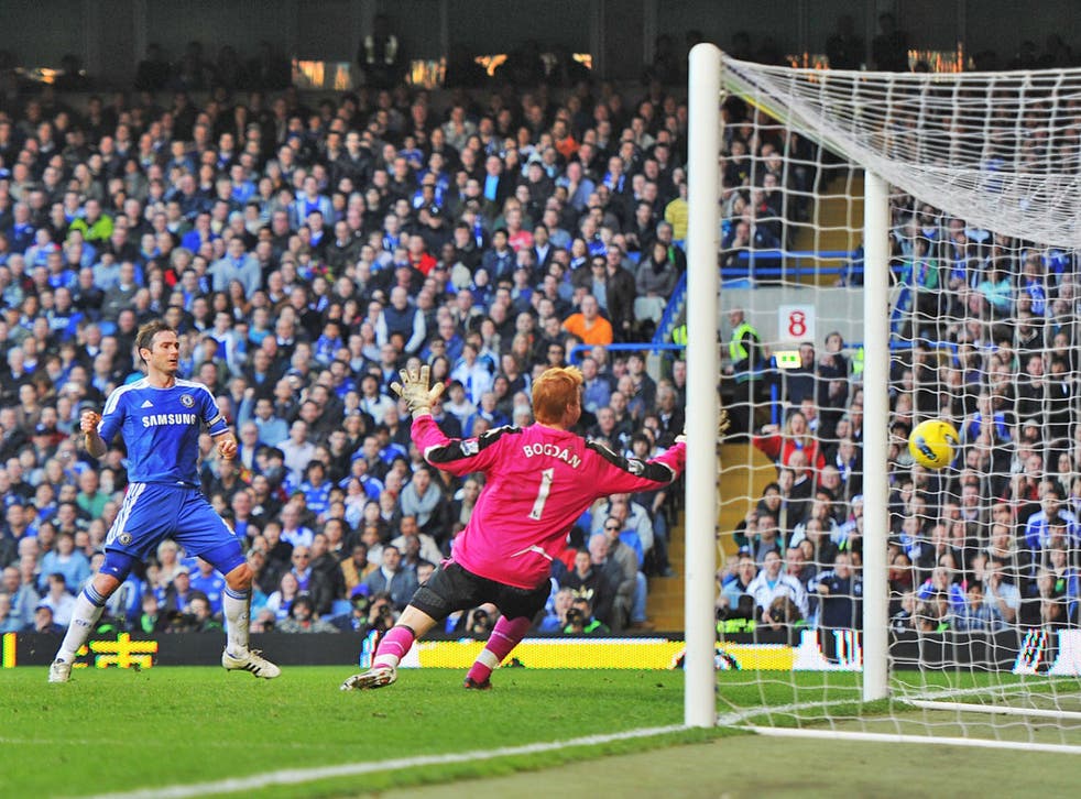 Frank Lampard seals a the three points for Chelsea, scoring their third goal