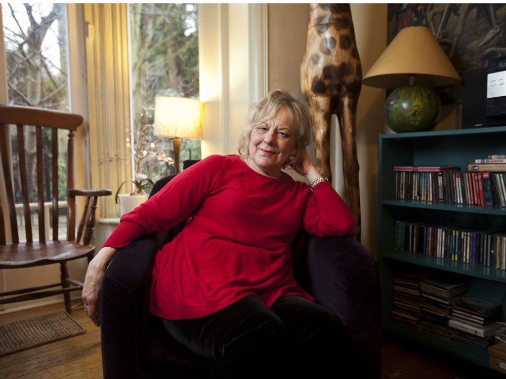 Sue Townsend now dictates to her son, Sean, whose kidney she received in 2009