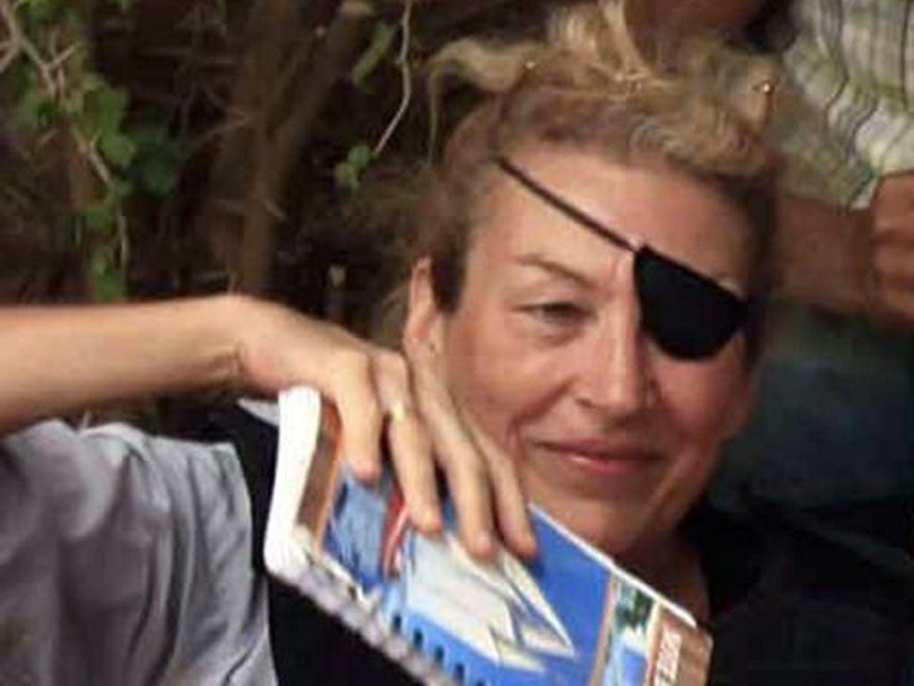 Marie Colvin, in Misrata, Libya, last summer, when she spent weeks living under seige