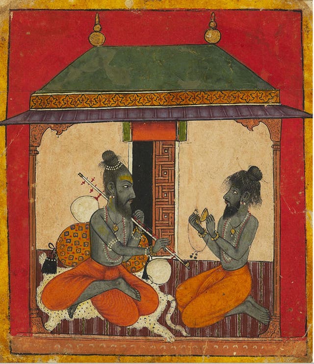 'Ascetics Making Music, Depicting the Musical Mode Kedara Raga', Arki, late 17th century