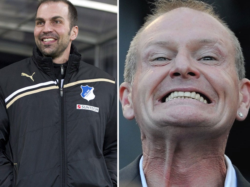 Markus Babbel is Hoffenheim coach; Paul Gascoigne is unlikely to reach such heights