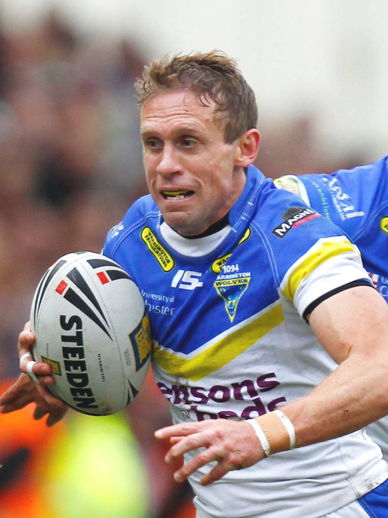 BRETT HODGSON: The full-back was his usual reliable self on his return to the Warrington side