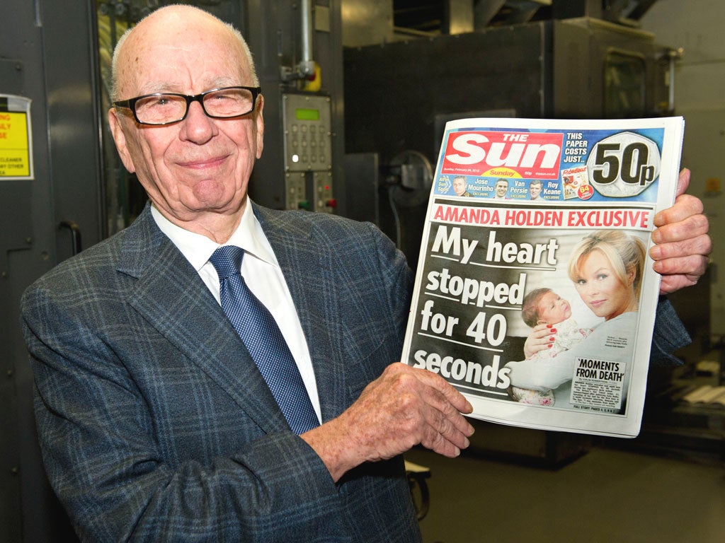 Rupert Murdoch tweeted that more than 3 million copies of The Sun’s new edition were sold