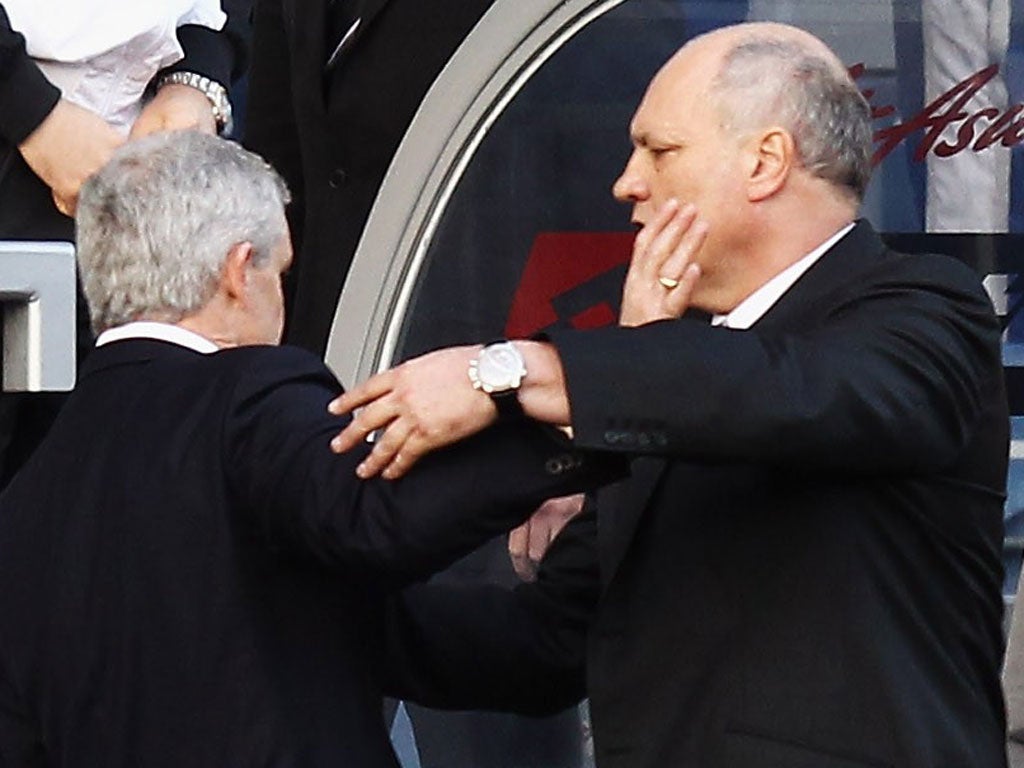 The Welshman brushed away Jol