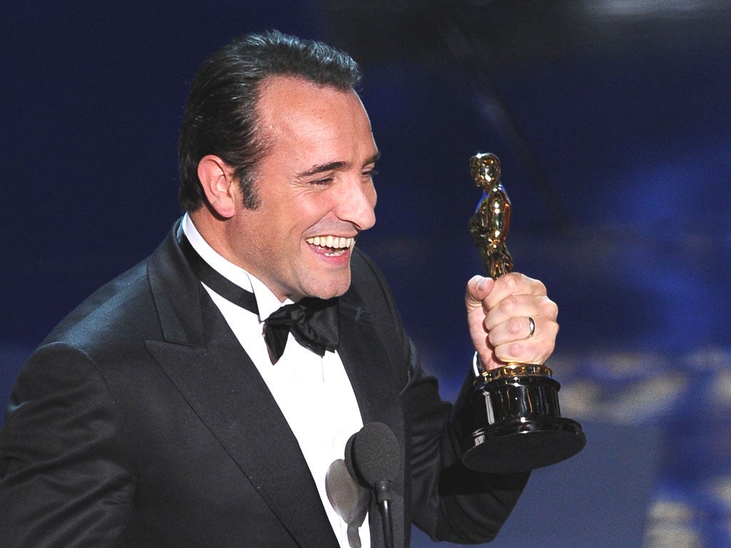 Jean Dujardin won the best actor Oscar for The Artist