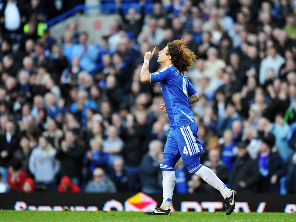 David Luiz scored a fantastic goal for Chelsea