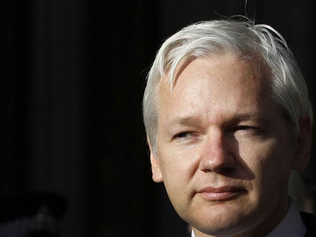 Julian Assange has spent a third night at Ecuador's embassy in London