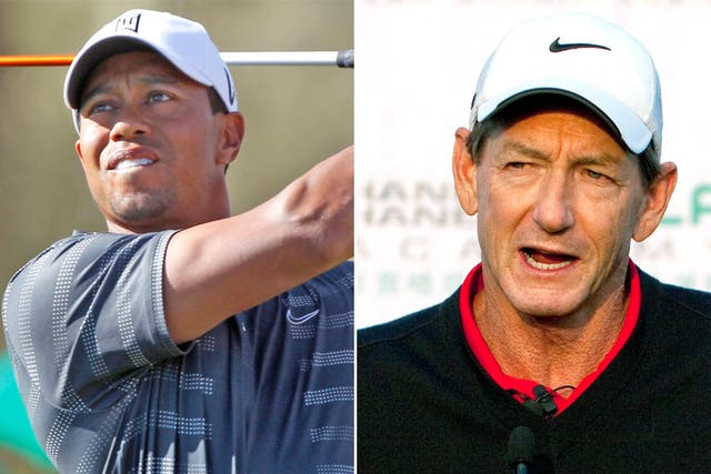Tiger Woods planned to switch to the military, says former coach Hank Haney, right