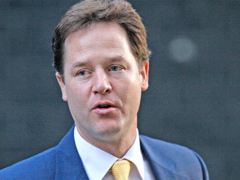 The Lib Dem leader has said the Lords shakeup is 'a clear ambition' for the Government
