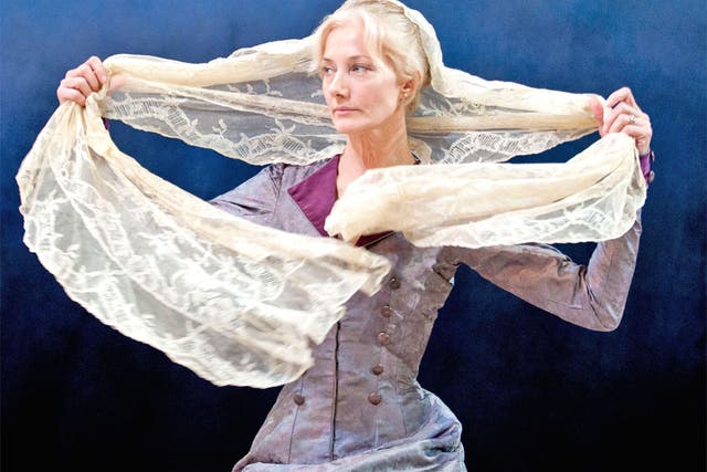 Joely Richardson as Ellida, 'a picture of statuesque frailty' 