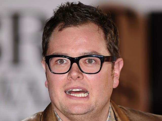 <p>Alan Carr</p><a href="http://twitter.com/AlanCarr" class="twitter-follow-button">Follow @AlanCarr</a>
<script src="http://platform.twitter.com/widgets.js" type="text/javascript"></script>