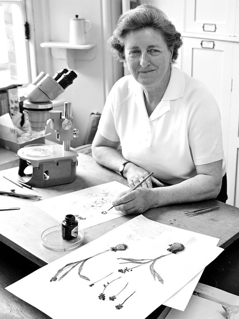 Botanical expertise: Mary Grierson