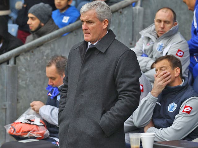 Only goal difference is keeping Mark Hughes' QPR out of the Premier League relegation zone