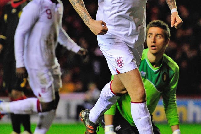 Lansbury helped England to a comfortable win over Belgium