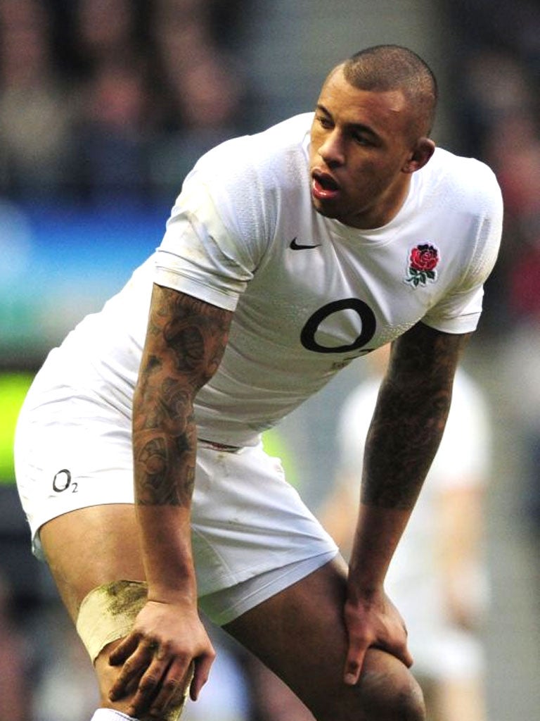 Northampton lock Courtney Lawes is suffering from inflammation of the right tibia