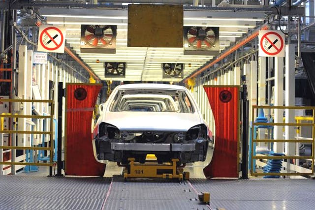 Jobs are at risk at Britain’s car plants