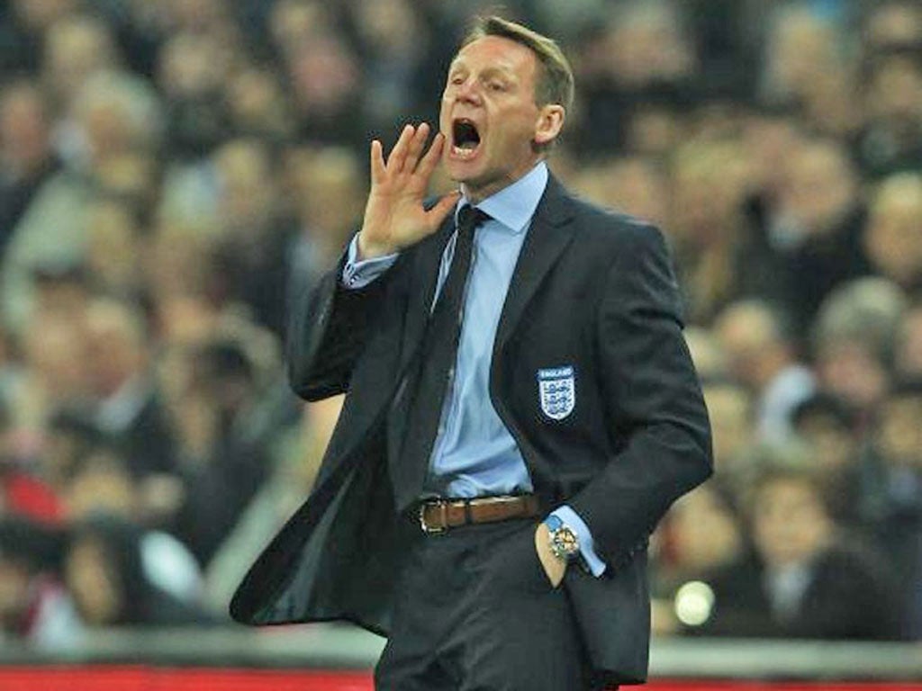 Stuart Pearce was in charge for the friendly with the Netherlands