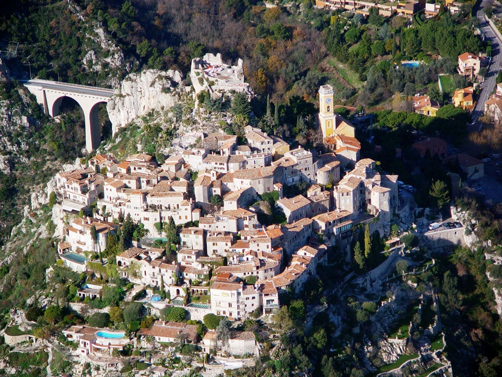 Eze is a popular tourist destination