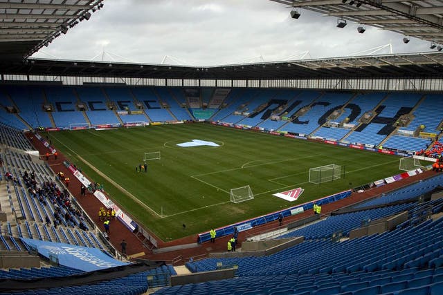 A view of Coventry's Ricoh Arena