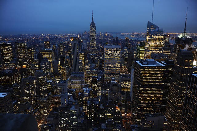 Captain Dave Wallsworth says: 'The view as you come down over Manhattan is amazing, especially if it is a clear night'