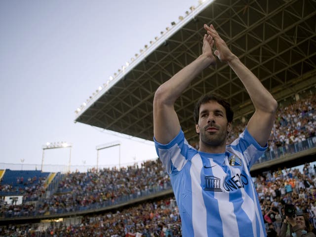Ruud van Nistelrooy is among Malaga’s recent high-profile
signings