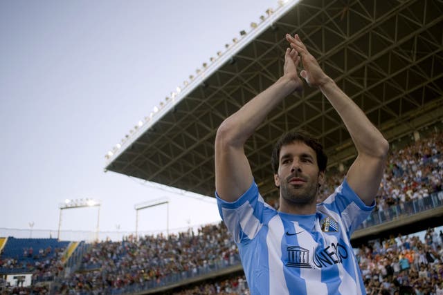 Ruud van Nistelrooy is among Malaga’s recent high-profile
signings