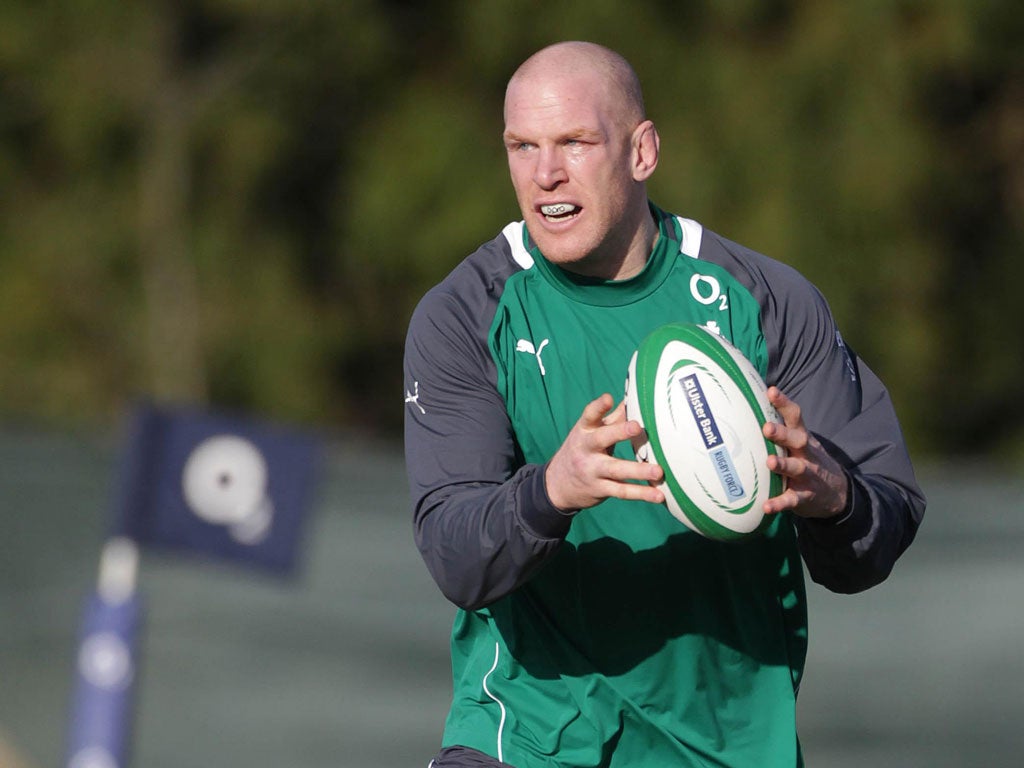 Paul O’Connell will lead Ireland against France in Paris tomorrow