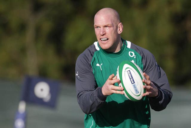 Paul O’Connell will lead Ireland against France in Paris tomorrow
