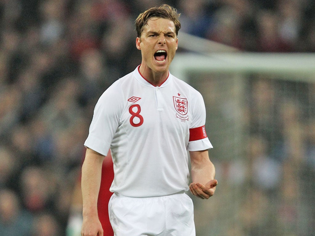 Scott Parker in action for England in midweek