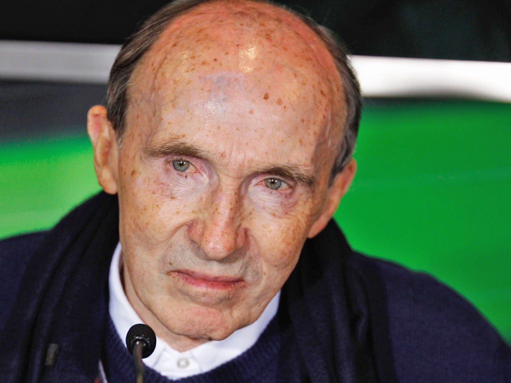 Sir Frank Williams has decided to step down from the board of the former Formula One world champions