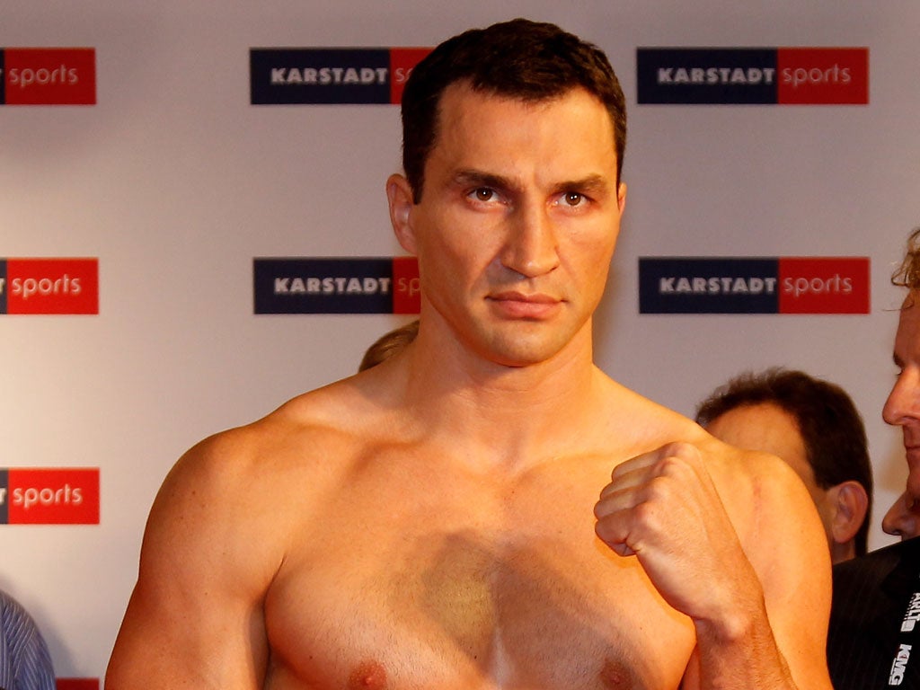 Wladimir Klitschko who will be aiming for his 50th career knockout