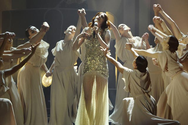 Centre of attention: Florence Welch at last month’s Brits