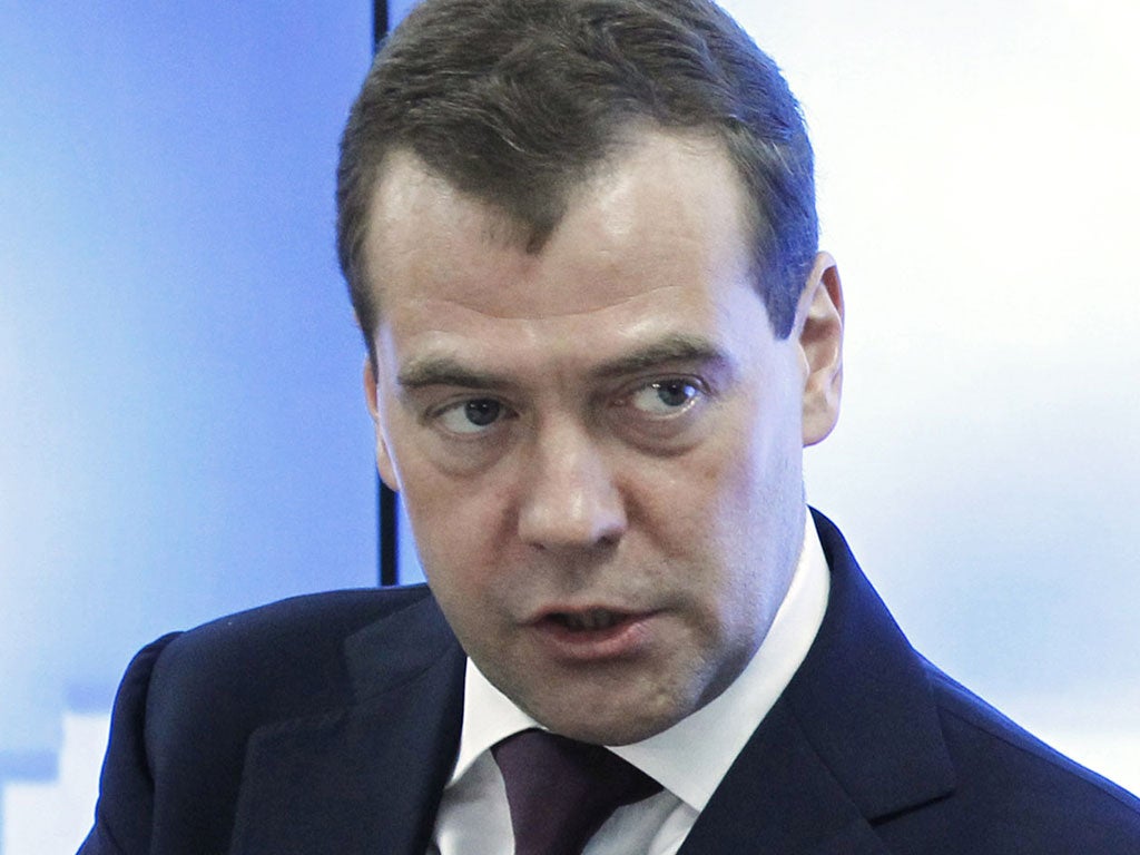 Constitutionally, President Dmitry Medvedev is the most powerful man in Russia