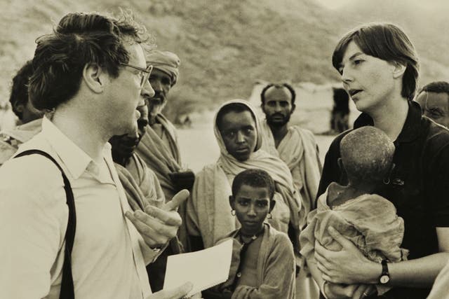 Robert Fisk on the Sudan-Ethiopia border in 1984