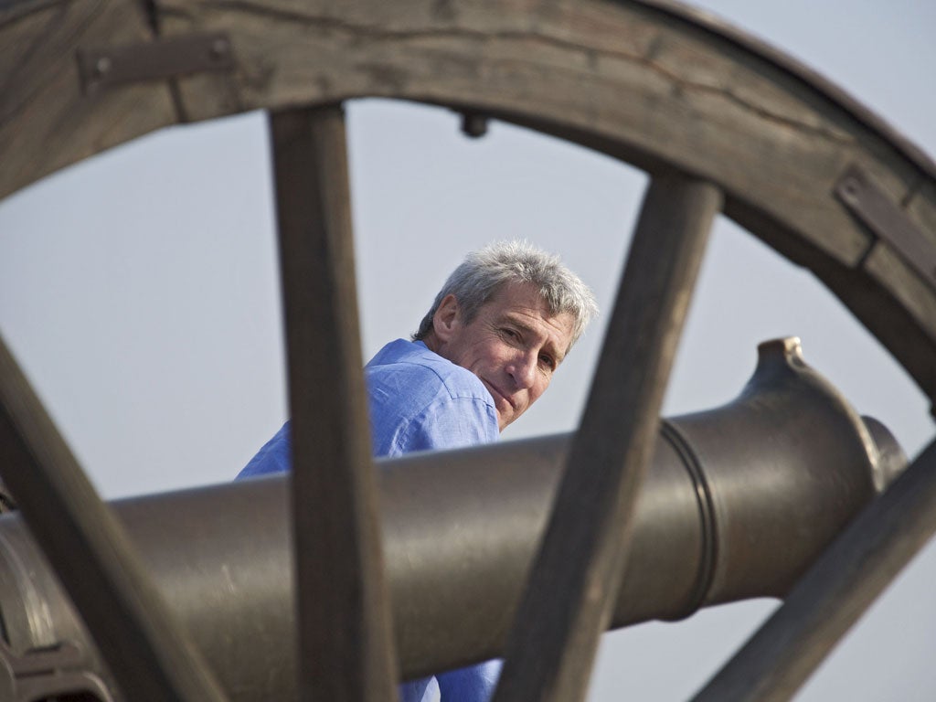 Jeremy Paxman, here at Mehrangarh Fort, Jodhpur, presents the five-part Empire