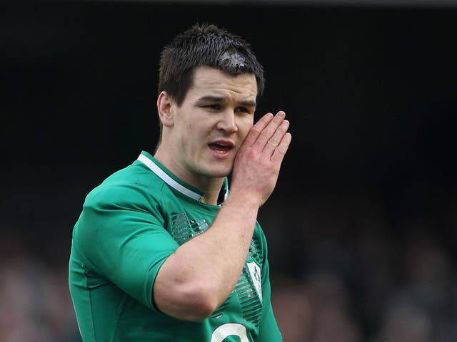 Jonathan Sexton scored his equal best points tally against Italy